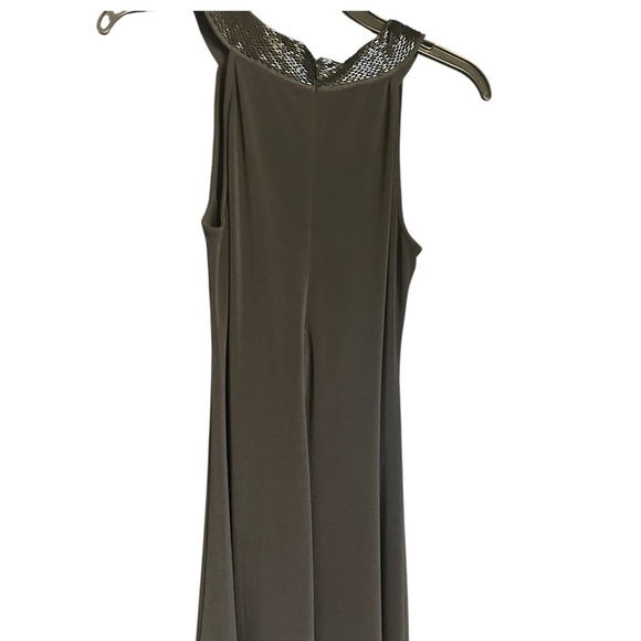 Ralph Lauren black sleeveless dress, beaded neckline Sz Petite small - Picture 4 of 5